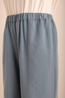 AKER İNDİGO BELİ LASTİKLİ RENCEL PANTOLON - 4