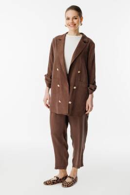 GHİSA KAHVE CEKET PANTOLON TAKIM - 6