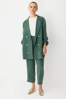GHİSA YEŞİL CEKET PANTOLON TAKIM - 5
