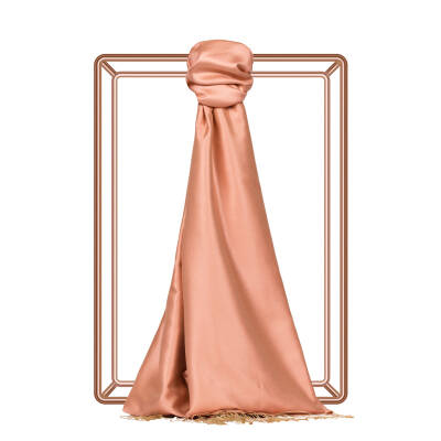 İPEKEVİ ŞEFTALİ ÇİFT TARAFLI İPEK ŞAL - ÖZSELAM