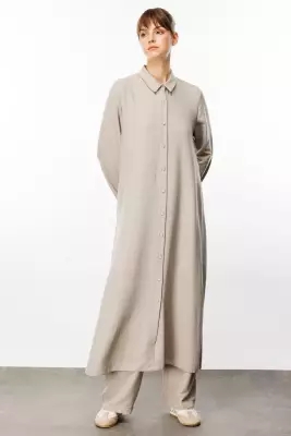 MİCCA İPEKÇE DOKULU PANTOLON TAKIM TAŞ - 3