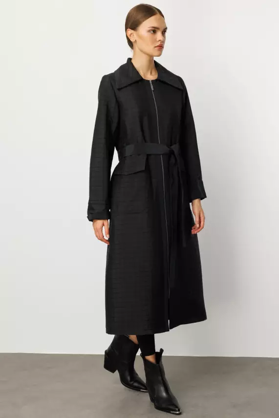 MİCCA JAKAR KAPİTONE DETAY TRENÇ - 1