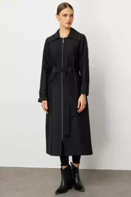 MİCCA JAKAR KAPİTONE DETAY TRENÇ - 6